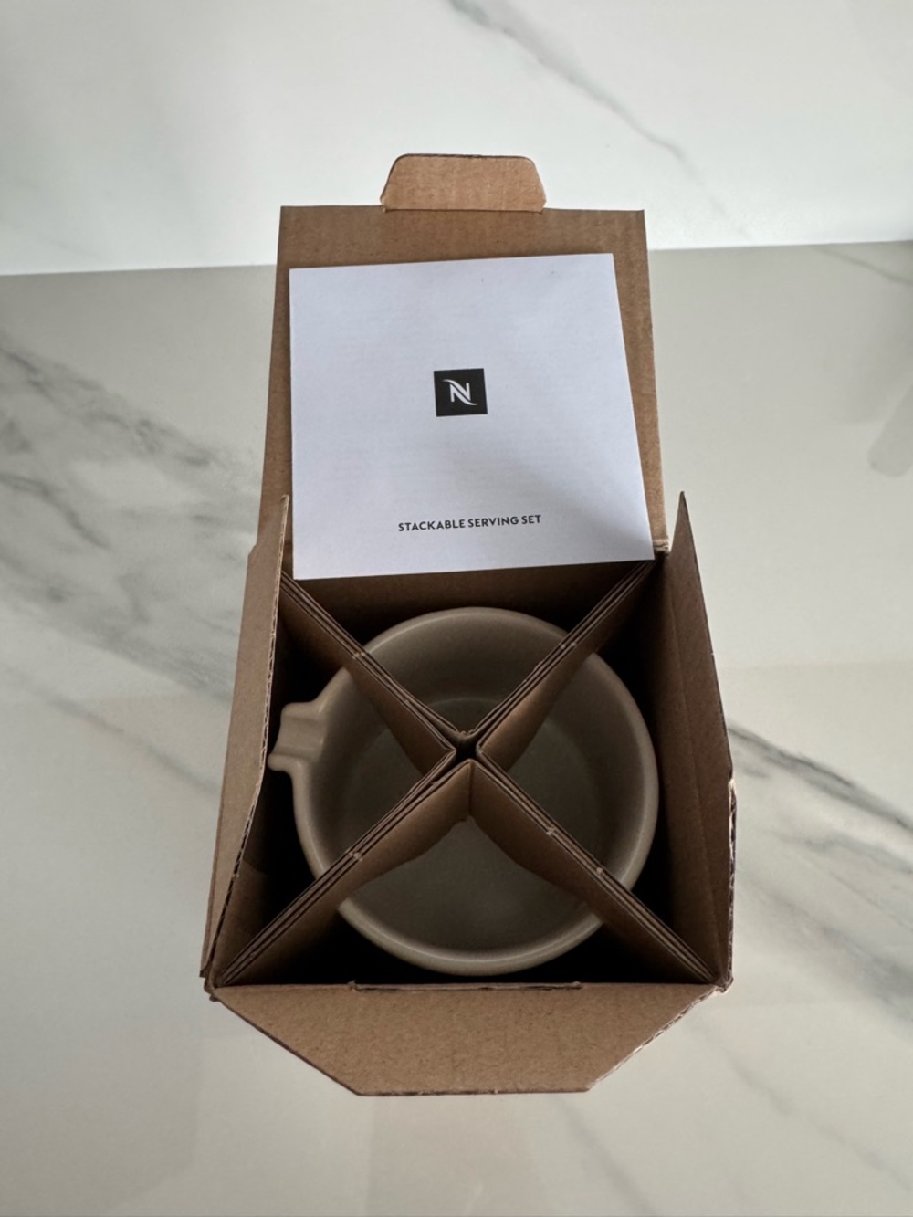Nespresso Stackable Ceramic Sugar Jar & Milk Jug Set - Picture 3 of 5